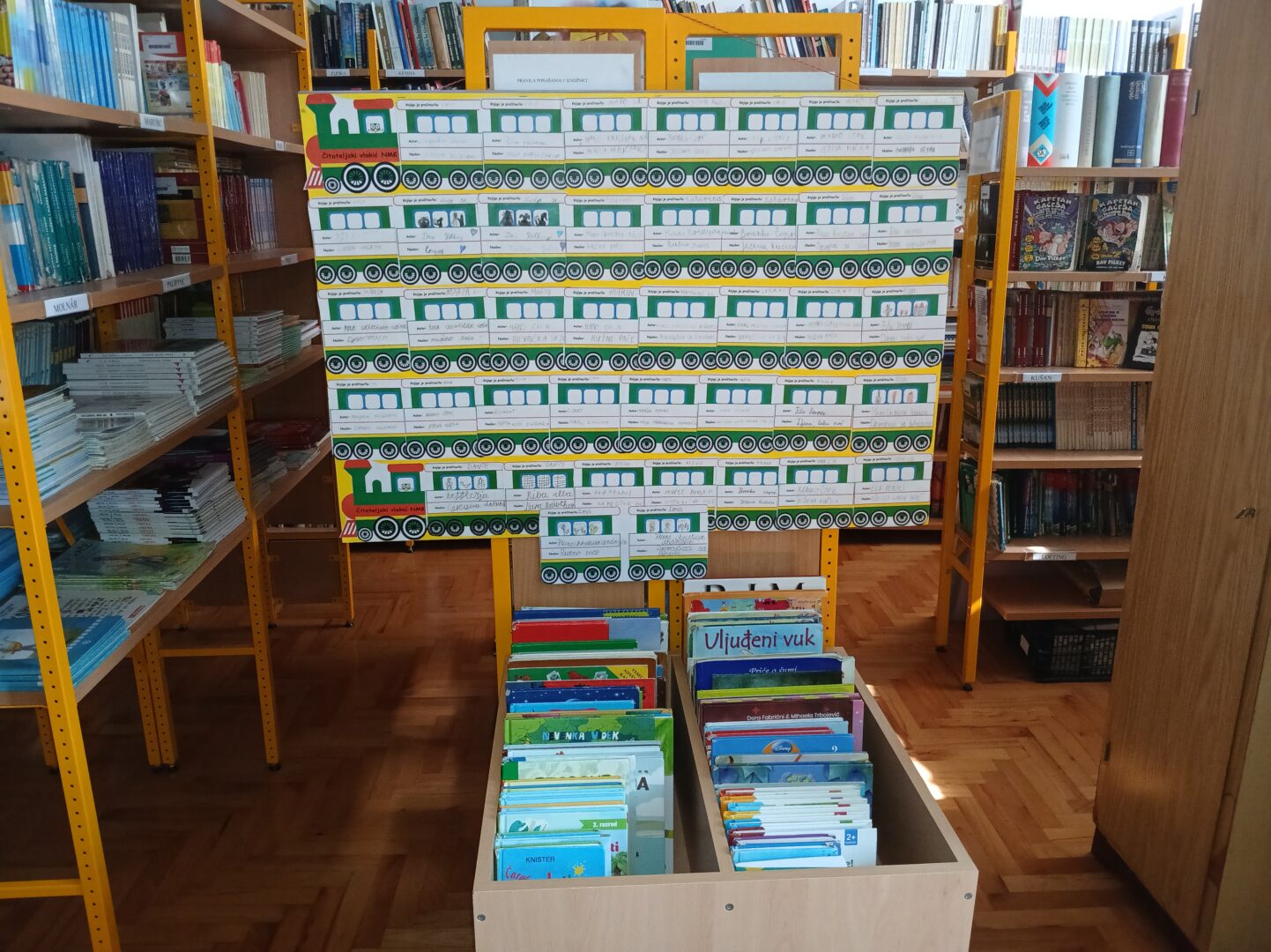 OŠ Kaštanjer, čitateljski vlakić