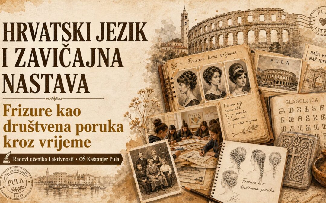 Frizure kroz vrijeme – zavičajna nastava učenika 8.a na satu Hrvatskoga jezika