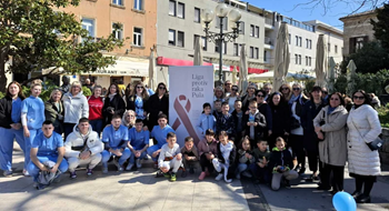 Dan u plavom – humanitarna akcija Lige protiv raka i učenika produženog boravka OŠ Kaštanjer Pula