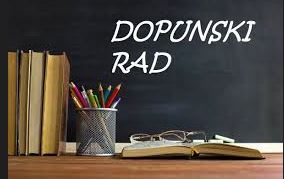DOPUNSKI RAD – RASPORED