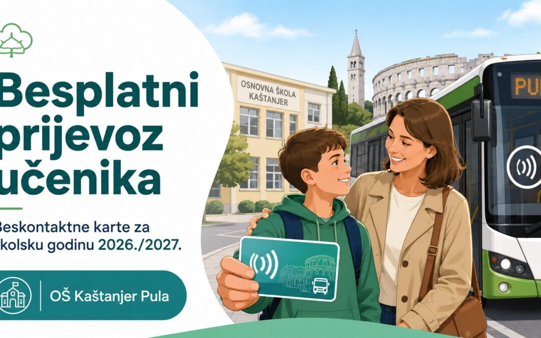Obavijest o javnom prijevozu u 2026./2027. godini